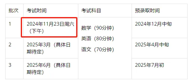 2025年世外春招考试启动！首场考试11月23日举行！