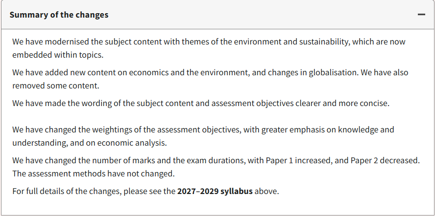 CIE官宣！这些A-Level/IGCSE科目大纲又有更新？！涉及6门学科，最新备考秘籍，速看！