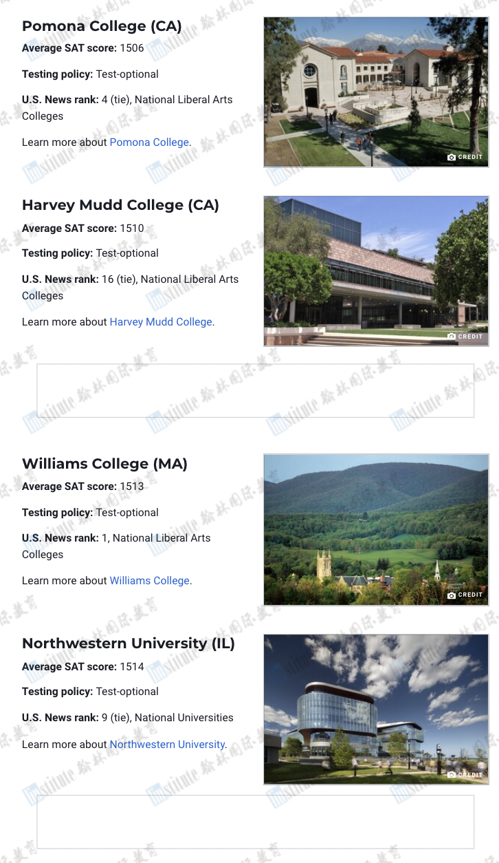 美国大学SAT录取平均分公布！藤校“分数至上”？