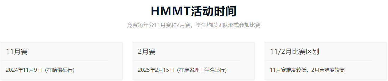 HMMT数学锦标赛比赛规则公布！点击了解！