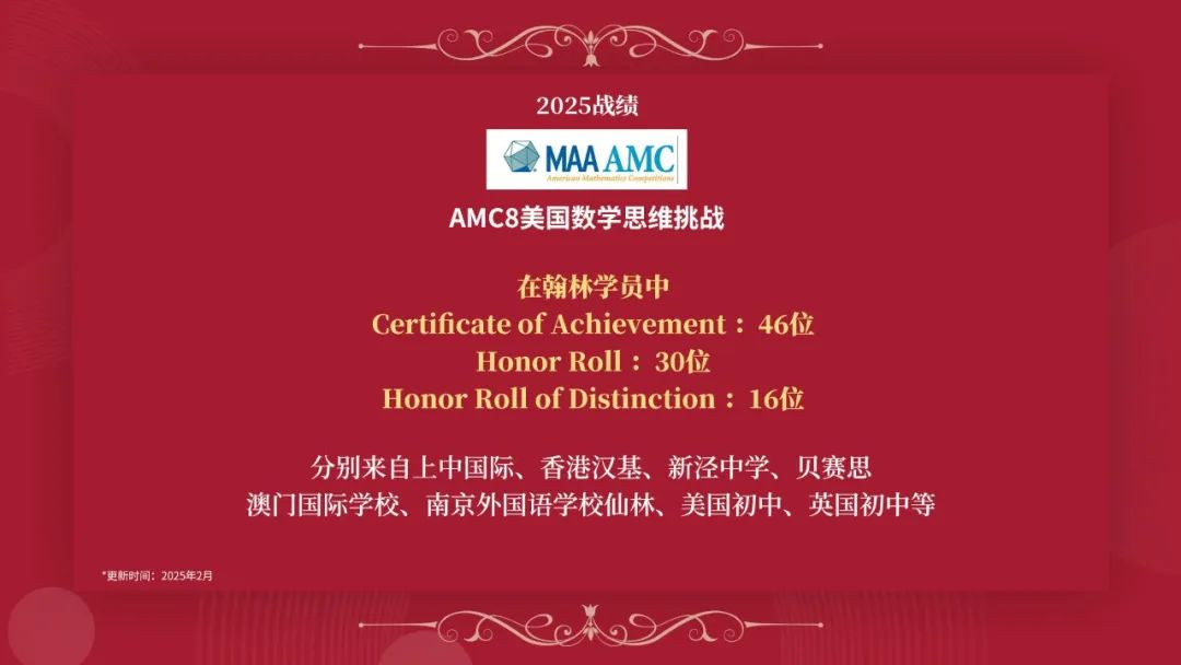 AMC8北美分数线公布啦！拿奖难度再次升级！