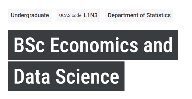 LSE 2026Fall新专业「经济与数据科学」！跨学科融合+高薪就业！