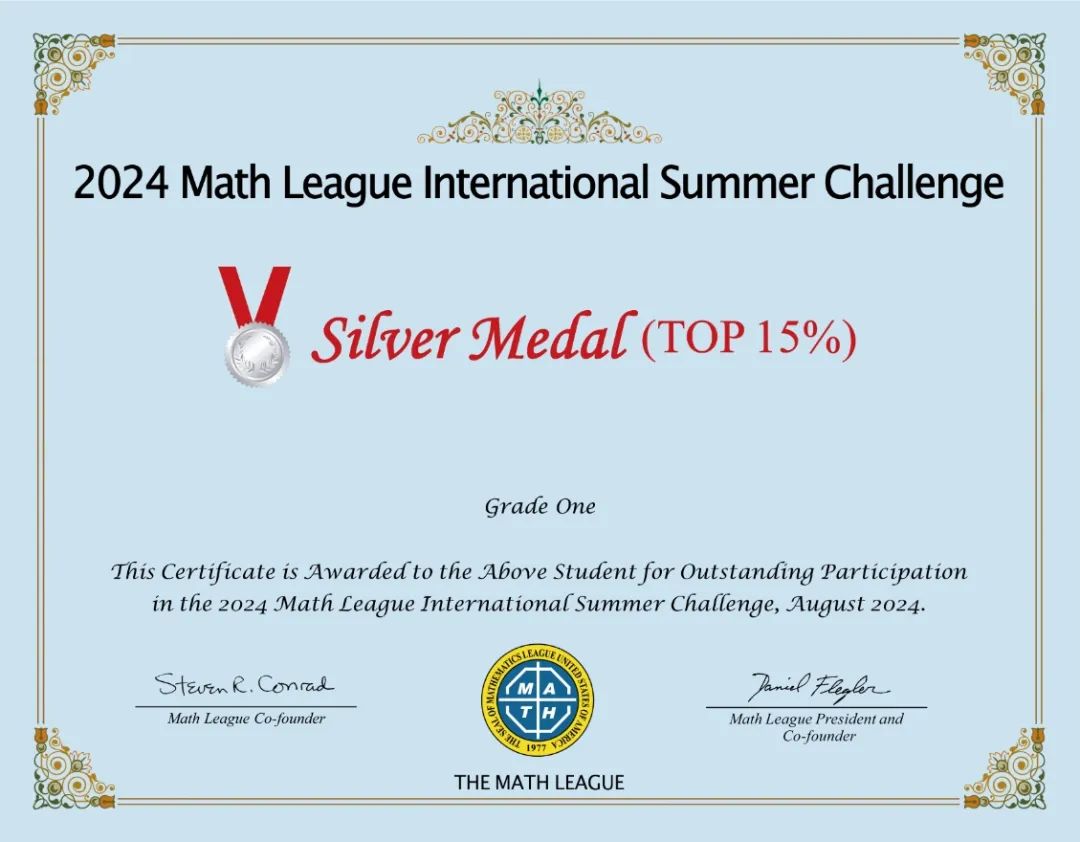 2025美国Math League夏季挑战赛报名开启！3年级起冲国际金奖！