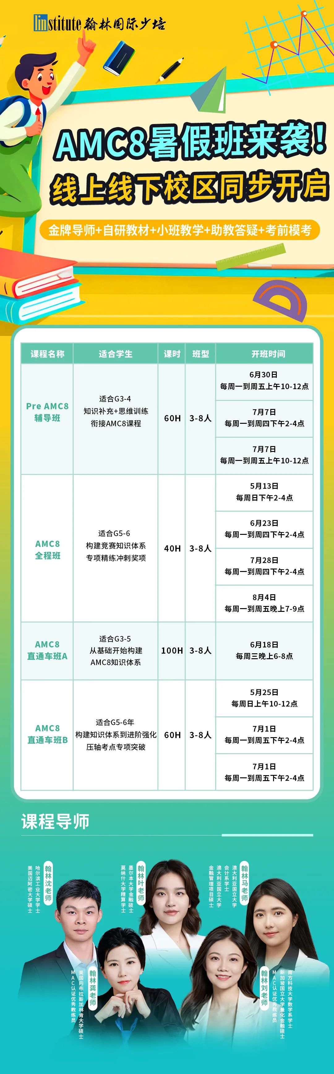 官宣！2026年AMC8考试时间出炉！在Raybet比分
报名考试赠送备考课程！