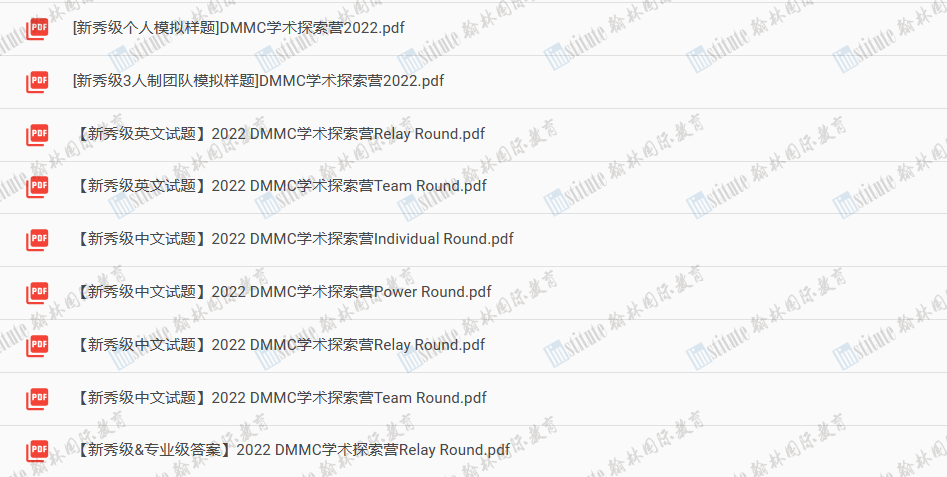 捷报！翰林学员入选DMM杜克数学大会全球站！