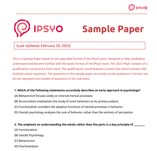 IPsyO心理学奥赛7月15日截止报名！与AP心理学约80%知识点重合！