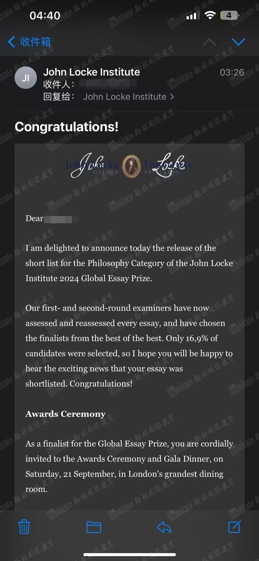 266位学员入围JohnLocke！Raybet比分
写作类国际竞赛战绩，横扫全球赛场！