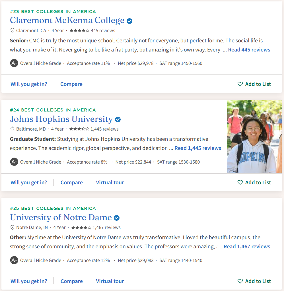 最新！Niche2026全美最佳大学排名出炉！MIT登顶榜首！
