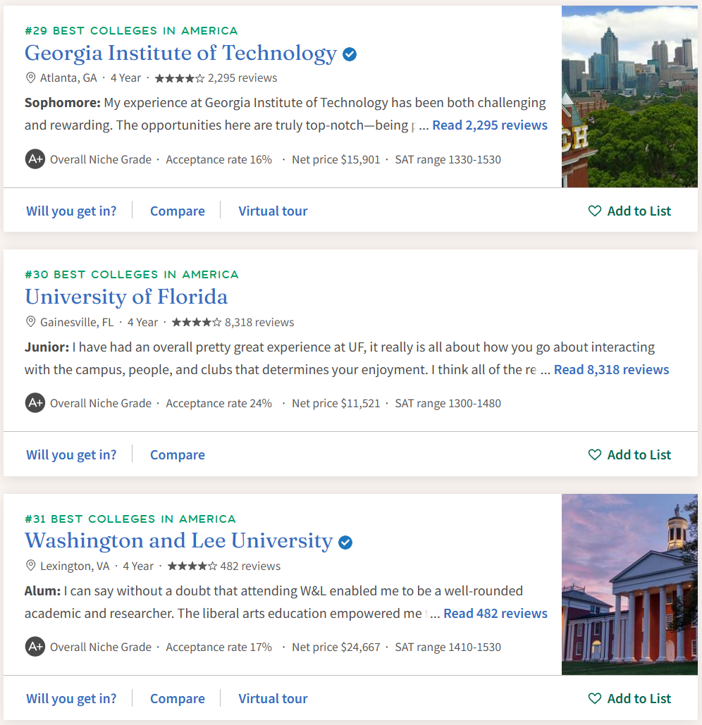 最新！Niche2026全美最佳大学排名出炉！MIT登顶榜首！