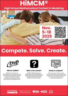 2025年HiMCM美国数模竞赛注册现已开放！上海平和/深外学霸等你一起冲O奖！