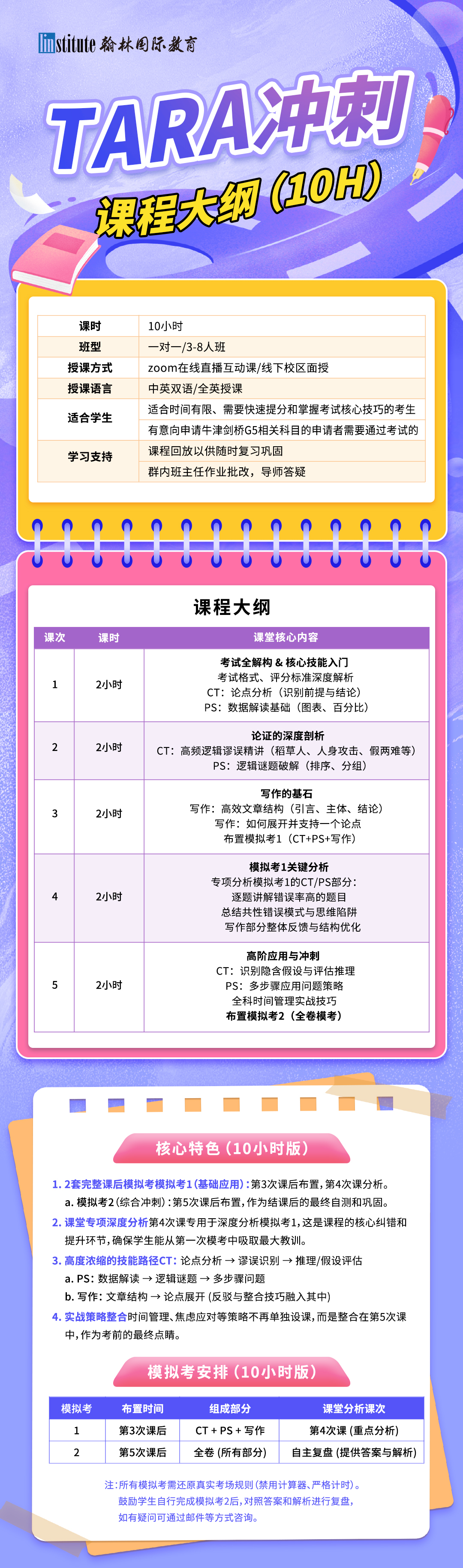 TARA入学笔试报名倒计时！考试样题曝光，难度类比牛津TSA！附翰林TARA培训班