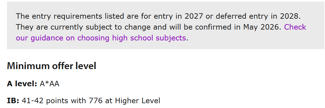 申请必看！2027年剑桥大学入学要求发布！新增专业、笔试更新、托福政策全解读！