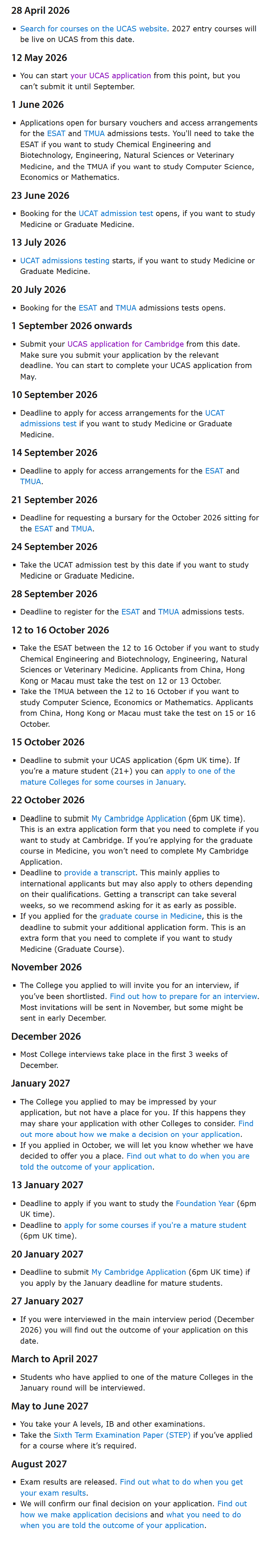 申请必看！2027年剑桥大学入学要求发布！新增专业、笔试更新、托福政策全解读！