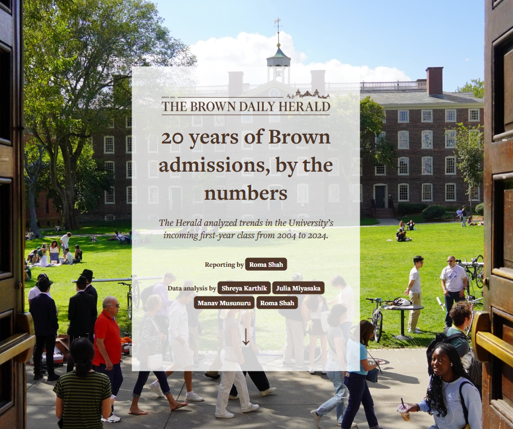 布朗大學20年招生數據曝光！錄取率“女低男高”？標化可選是“鬧劇”？