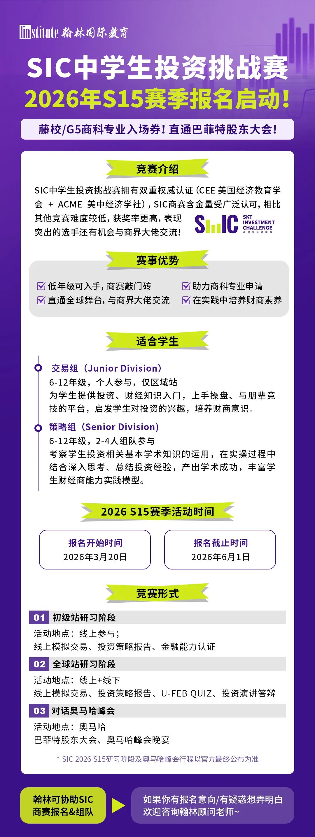 SIC/BPA/WGHS/钻石DC/哥大MEC/DECA六大商科国际竞赛，深度解析！