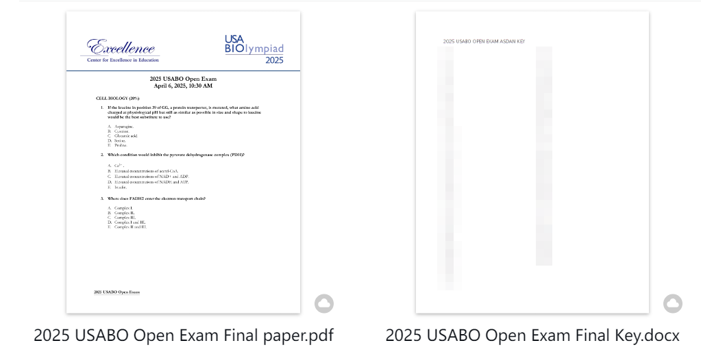 2026 BC生物竞赛收官,免费预约真题答案!备考BBO/USABO黄金期! 2026 BC生物竞赛收官,免费预约真题答案!备考BBO/USABO黄金期!