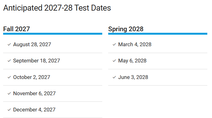2026-27年SAT考位连夜上新！阅读/文法/数学备考指南！