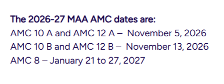 2026 AMC数学竞赛时间公布！翰林考位预报名开启，先到先得！