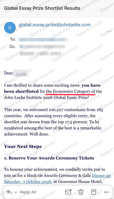 入围率仅17.5%!2026 John Locke写作竞赛放榜!恭喜57位翰林学子强势突围! 入围率仅17.5%!2026 John Locke写作竞赛放榜!恭喜57位翰林学子强势突围!